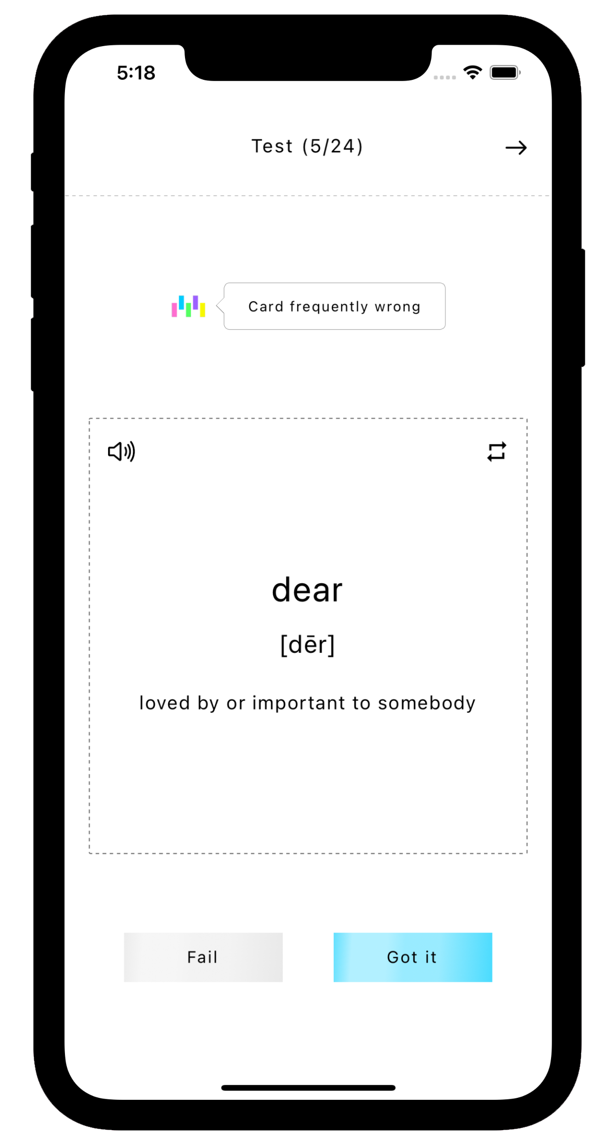 Listen to native pronunciation